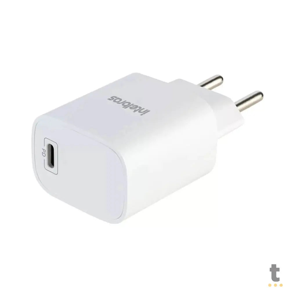 Carregador De Tomada com 1 Saída Usb Tipo C PD 20W Intelbras EC10 Branco - 4820103 Truedata